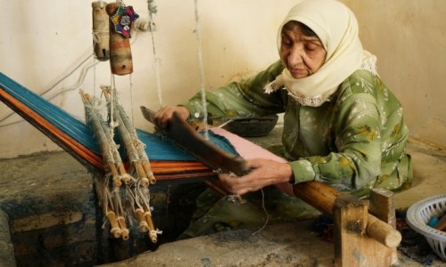 Zdjecie IRAN / okrg Isfahan / Verzaneh / Tkaczka