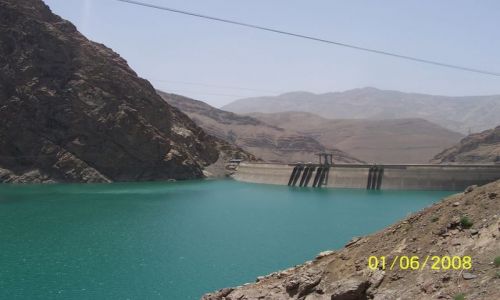 Zdjecie IRAN / GORY ALBORZ / NA POLNOC OD TEHERANU / ZAPORA W GORACH ALBORZ