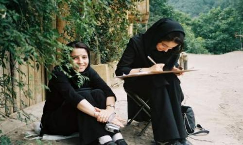 Zdjecie IRAN / Shiraz / park / Iraskie studentki