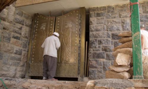 Zdjecie IRAN / brak / Chak Chak / witynia Zoroastriaska - stranik wityni