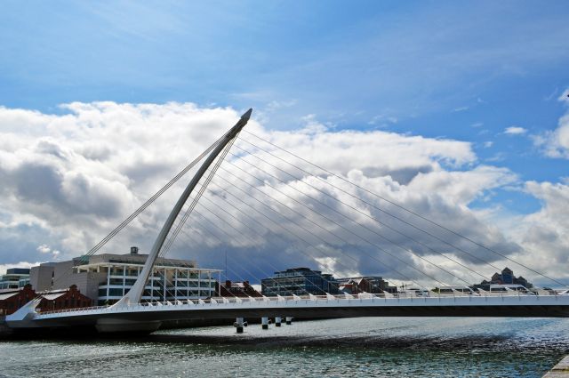 Zdjęcia: Dublin, Samuel Beckett Brige, IRLANDIA Zdjęcia: Dublin, Samuel Beckett Brige, IRLANDIA