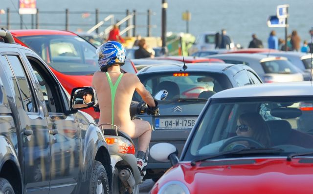 Zdjęcia: Tramore Bay, Borat na skuterze :)), IRLANDIA Zdjęcia: Tramore Bay, Borat na skuterze :)), IRLANDIA