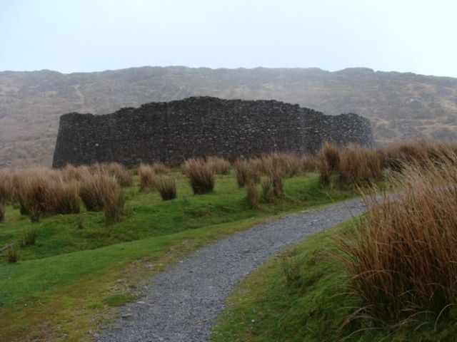 Zdjęcia: Irlandia, hrabstwo Kerry, Staigue Fort, IRLANDIA Zdjęcia: Irlandia, hrabstwo Kerry, Staigue Fort, IRLANDIA