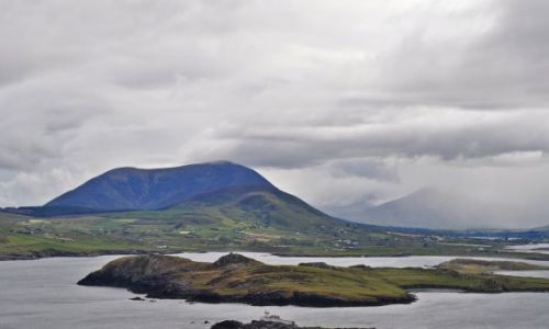 Zdjęcie IRLANDIA / - / Valencia Island / Widok na wysepki