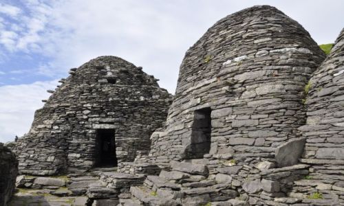 Zdjecie IRLANDIA / - / Great Skellig / Klasztor na wyspie Skellig Michael
