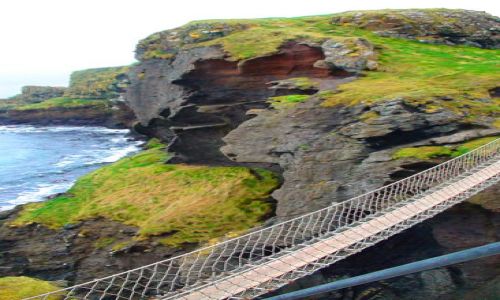 Zdjecie IRLANDIA / Pnocne wybrzee / Wybrzee Causeway / Krciutko na wysp w. Patryka