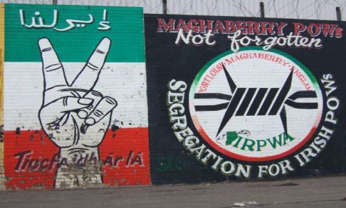 Zdjęcie IRLANDIA / IRLANDIA POLNOCNA, ULSTER / BELFAST / MURAL Z DZIELNICY FALLS