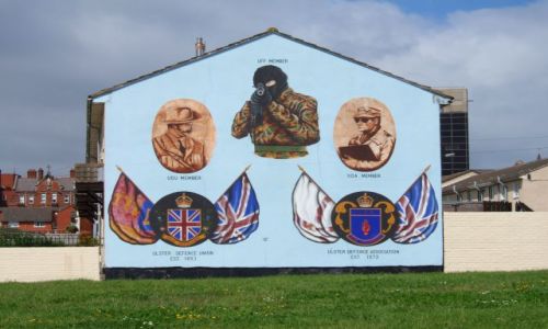 Zdjęcie IRLANDIA / IRLANDIA POLNOCNA, ULSTER / BELFAST / MURAL Z DZIELNICY SHANKILL