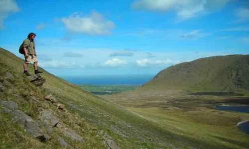 Zdjecie IRLANDIA / Hrabstwo Mayo / Gory Partry / Zejscie