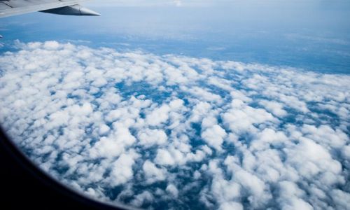 Zdjęcie IRLANDIA / brak / w drodze na wyspy / in the air