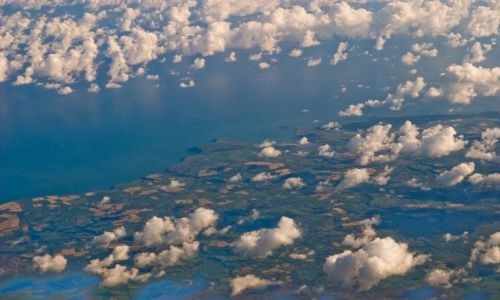 Zdjęcie IRLANDIA / brak / w drodze na wyspy / in the air6