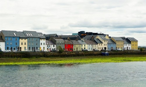 Zdjcie IRLANDIA / Prowincjia Connacht / .Galway / Domki rybakw