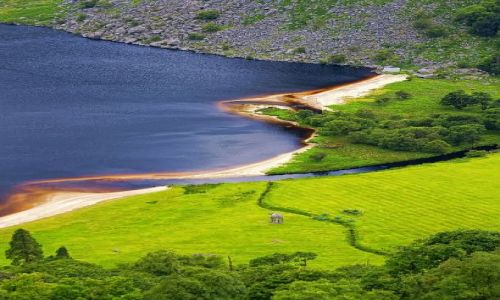 Zdjecie IRLANDIA / Góry Wicklow / Lough tay / Lough tay