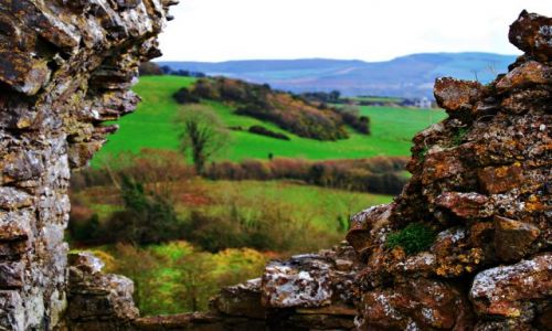 Zdjecie IRLANDIA / Portlaoise / Rock of Dunamase  / Widok na okolicę :)