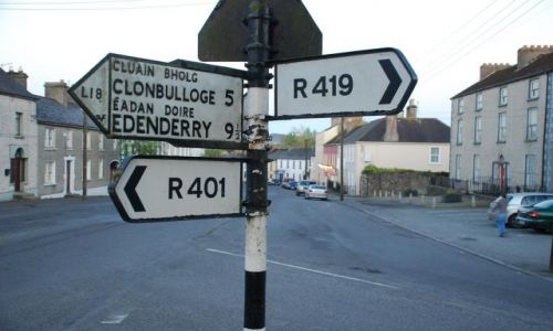 Zdjęcie IRLANDIA / co.kildare / rathangan / drogowskaz
