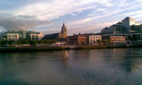 Zdjecie IRLANDIA / Dublin / Liffey / Liffey