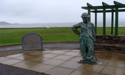 Zdjęcie IRLANDIA /  Zatoka Ballinaskelligs / Waterville (An Coirean)  / Charlie Chaplin