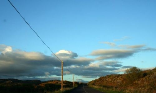 Zdjęcie IRLANDIA / - / Droga N71 / Chmury #1