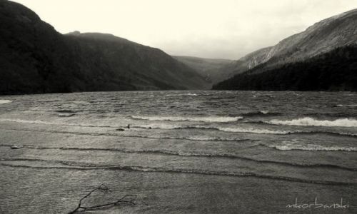 Zdjecie IRLANDIA / - / Glendalough / B&W