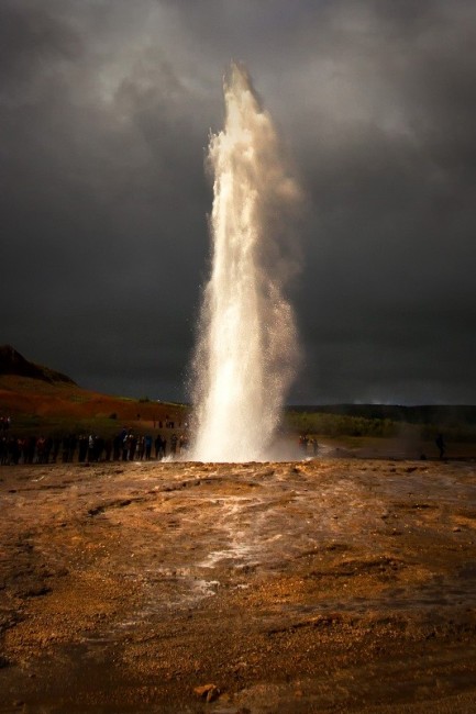 Zdj cia: Park Gejzerw, Dolina Haukadalur,  Strokkur, ISLANDIA