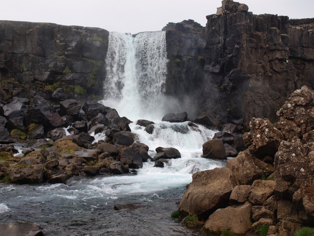 Zdjęcia: Południowa Islandia, Oxarafoss, ISLANDIA Zdjęcia: Południowa Islandia, Oxarafoss, ISLANDIA