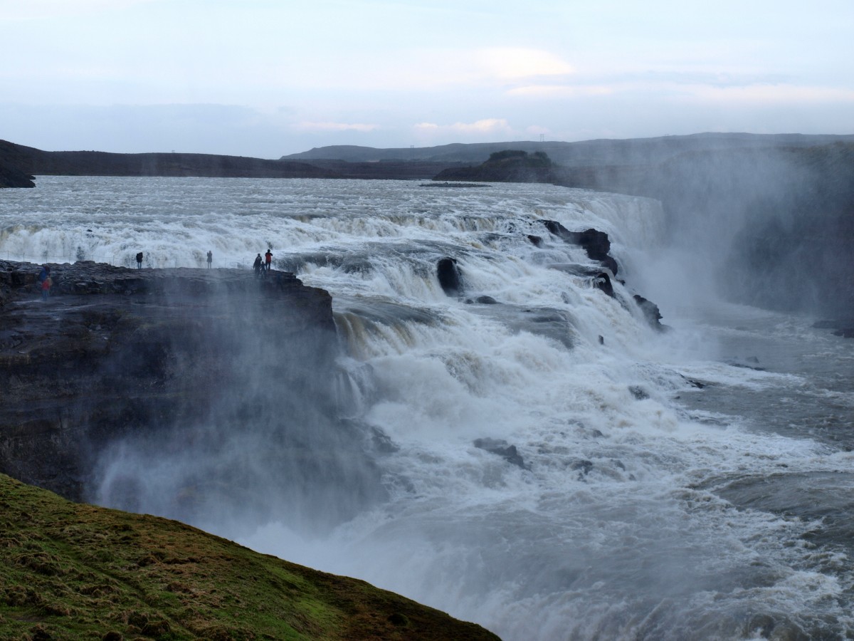 Zdjęcia: Południowa Islandia, Gullfoss ujęcie 4, ISLANDIA Zdjęcia: Południowa Islandia, Gullfoss ujęcie 4, ISLANDIA