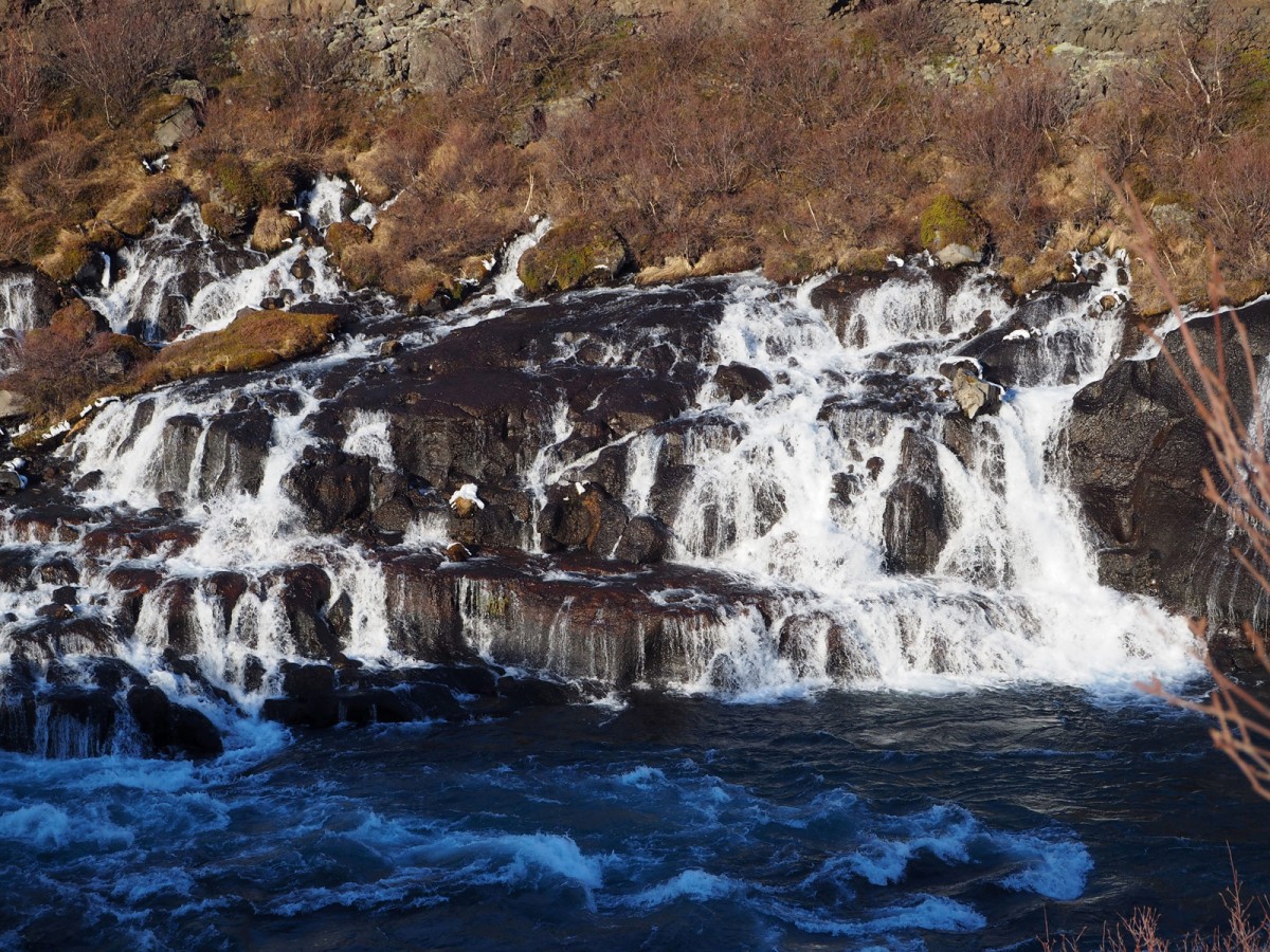 Zdjęcia: okolice Husafell, zachodnia Islandia, Hraunfossar, ISLANDIA Zdjęcia: okolice Husafell, zachodnia Islandia, Hraunfossar, ISLANDIA