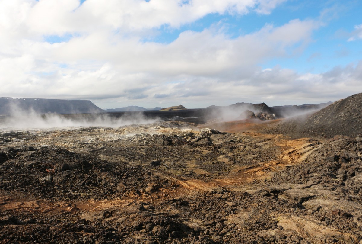 Zdjęcia: Pole lawowe Leirhnjukur, polnoc, Pole lawowe , ISLANDIA Zdjęcia: Pole lawowe Leirhnjukur, polnoc, Pole lawowe , ISLANDIA
