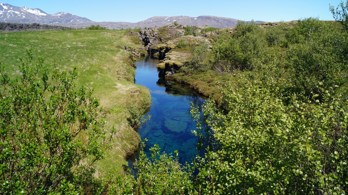 Zdjęcia: Thingvellir, Thingvellir, Woda z lodowca, ISLANDIA Zdjęcia: Thingvellir, Thingvellir, Woda z lodowca, ISLANDIA