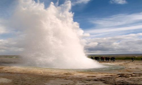 Zdjecie ISLANDIA / - / Golden Triangle Geysir / Gejzer (Iceland)