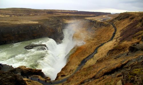 Zdjcie ISLANDIA / Zachodnia Islandia / Zachodnia Islandia / Gullfoss