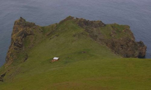 Zdjecie ISLANDIA / Wyspy Westmanw / Wyspa Heimaey / Samotno