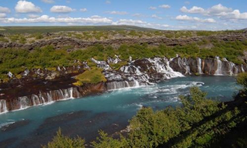 Zdjecie ISLANDIA / Cz zachodnia Islandii / Niedaleko Husafell i Reykholt / Nad rzek Hvit