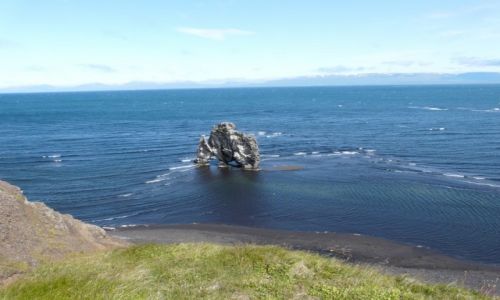 Zdjęcie ISLANDIA / Islandia / Islandia / Islandzka plaża