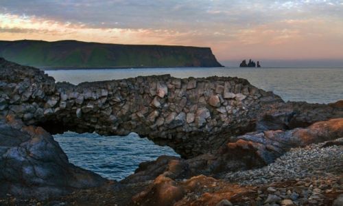 Zdjcie ISLANDIA / Poudnie Islandii / Dyrholaey / Wieczr w Dyrholaey