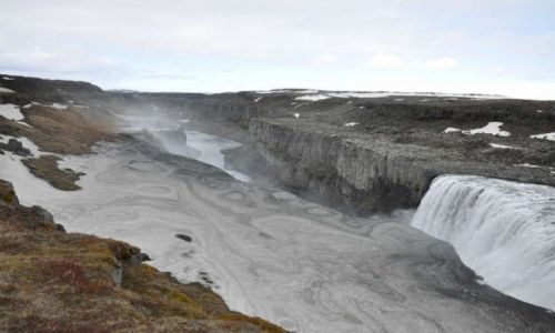 Zdjecie ISLANDIA / pnocno-wschodnia Islandia / Dettifoss / Wodospad Dettifoss
