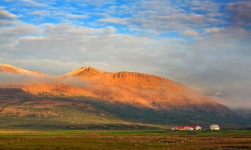 Zdjcie ISLANDIA / Skagafjrður-Sysla / pnoc Islandii / Farma na pnocy Islandii