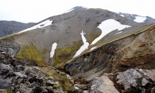Zdjecie ISLANDIA / zach-pd Isladnia / Landmannalaugar  /  Grænagil