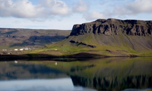 Zdjecie ISLANDIA / zach Islandia / fiord Hvalfjrður / wok fiordu