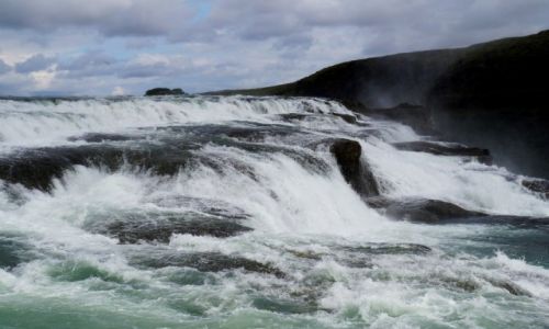 Zdjęcie ISLANDIA / zachodnia Islandia / Gullfoss/Golden Circle / Złoty wodospad