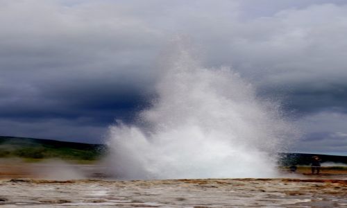 Zdjcie ISLANDIA / zach Islandia / Geysir / Strokkur