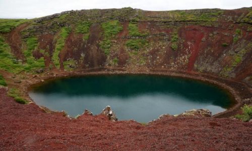 Zdjcie ISLANDIA / zachodnia Islandia / Zoty krg / wulkan Kerid
