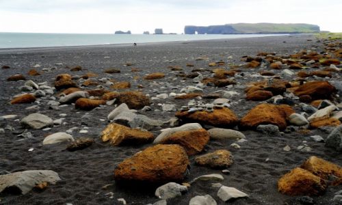 Zdjcie ISLANDIA / poudniowa Islandia / okolice Vik /  plaa Reynisfjara