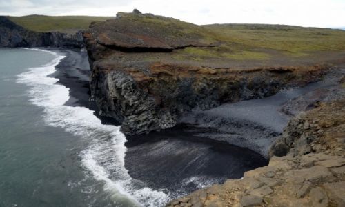Zdjcie ISLANDIA / poudniowa Islandia / okolice Vik / Paskowy Dyrholaey