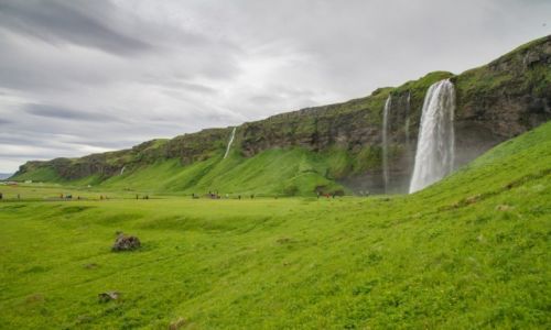 Zdjecie ISLANDIA / Islandia poudniowa / Islandia poudniowa / Seljandfoss