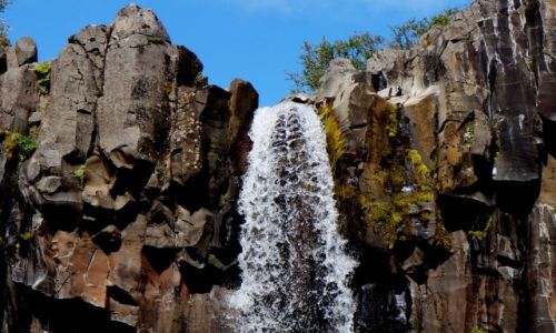Zdj�cie ISLANDIA / po�udniowa Islandia / park narodowy Vatnajokull / Svartifoss