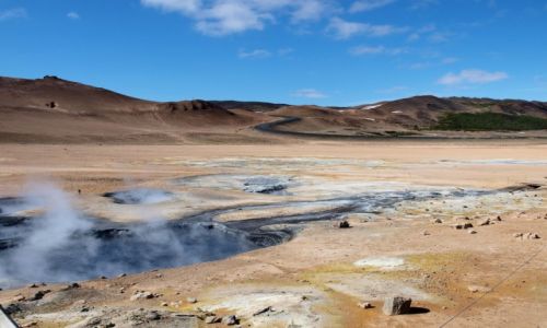 Zdjcie ISLANDIA / Pnocna Islandia / Hverarond / pole geotermalne