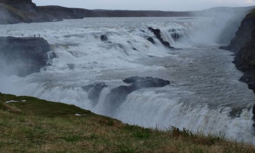 Zdjcie ISLANDIA / Zoty Krg / - / Gullfoss ujcie 2