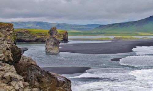 Zdjecie ISLANDIA / - / Przyldek Dyrholaey / Barwy Islandii