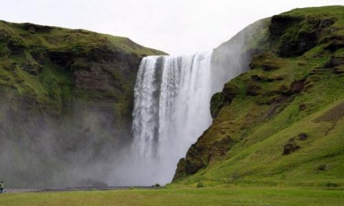 Zdjecie ISLANDIA / poudniowa Islandia / Wodospad Skogar / wodospad